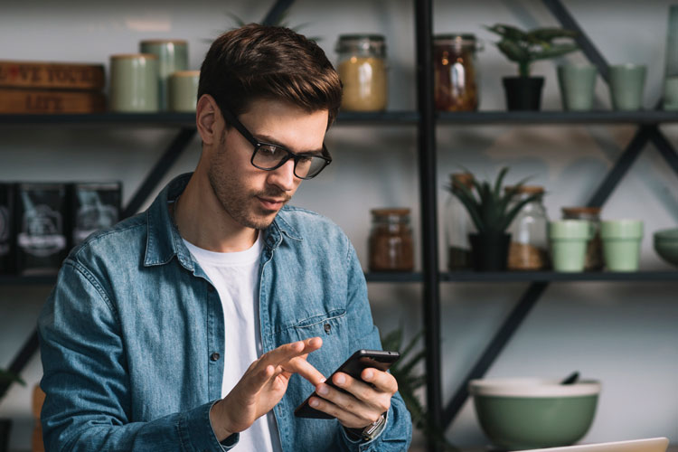 Man with glasses