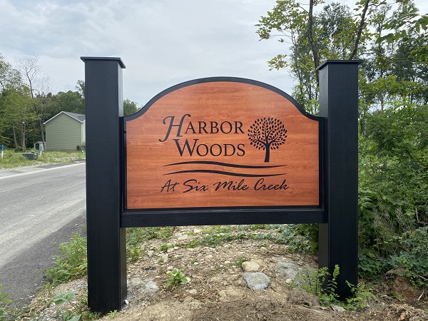 Harbor Woods Community Sign, Harborcreek, PA