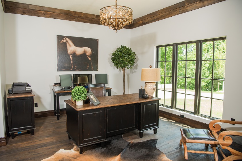 Office inside home