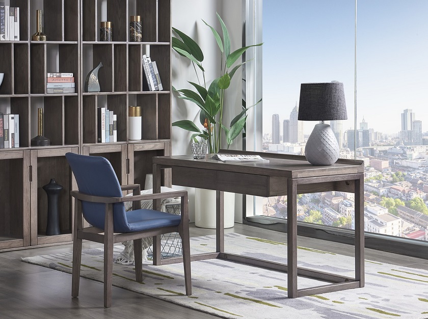Home office desk and storage