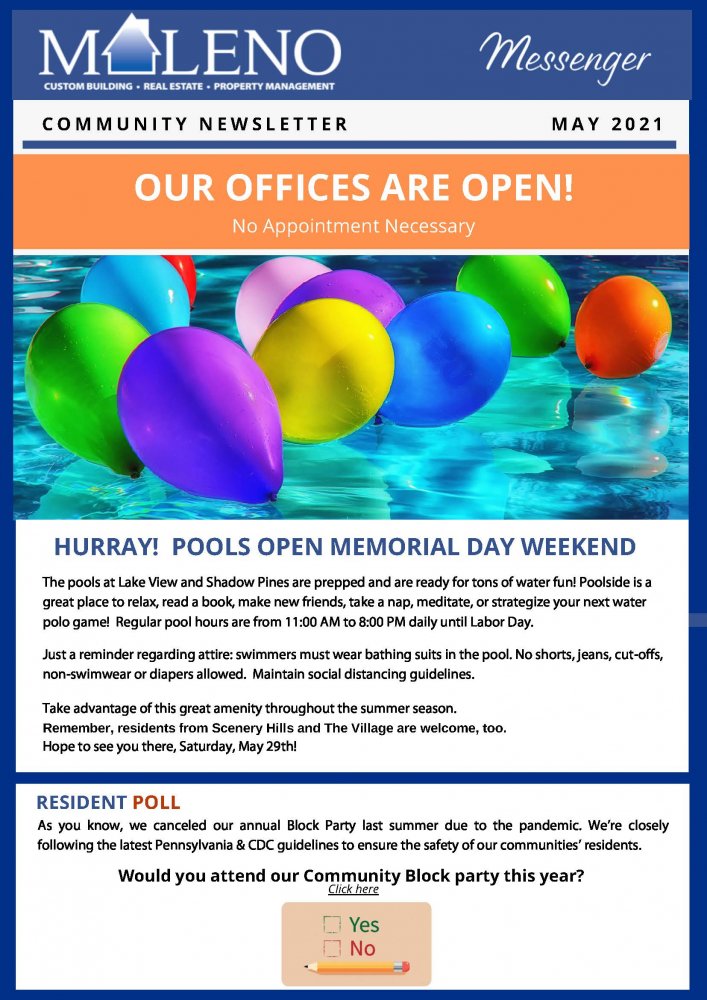 Maleno Newsletter 2021 Summer