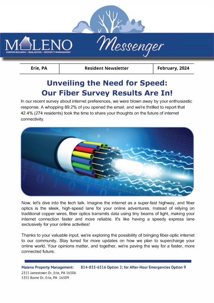 Maleno Newsletter 2024 Winter