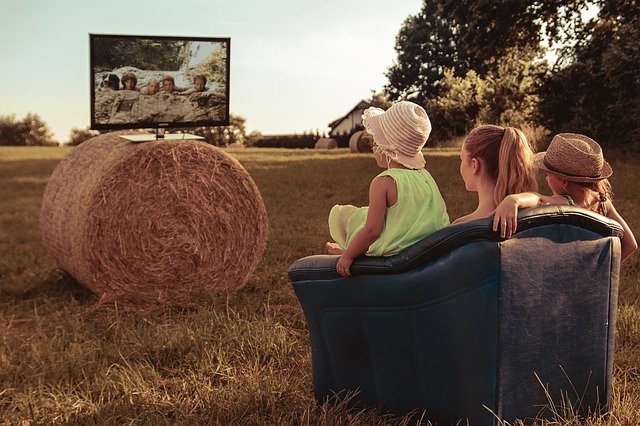Children Watching TV